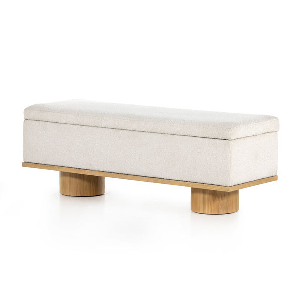Navi Boucle-Upholstered Trunk | Scout & Nimble