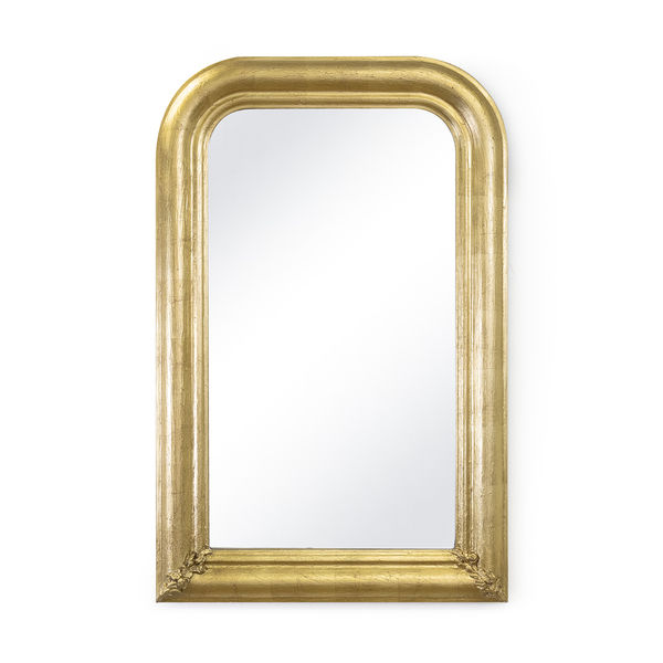Sasha Small Gold Powder Room Mirror Scout & Nimble