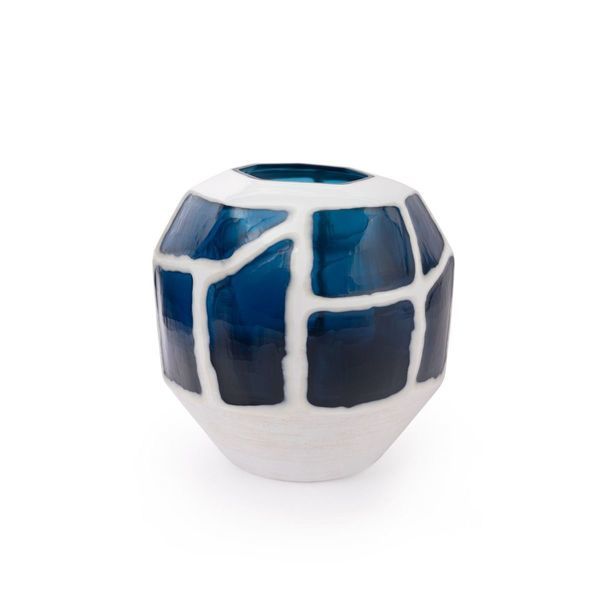 Sewale Marine Blue & White Vase | Scout & Nimble