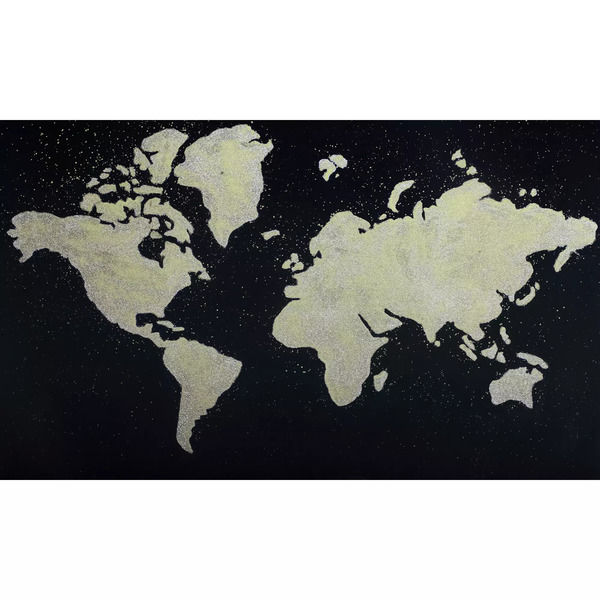 Black Map Wall Décor Scout & Nimble