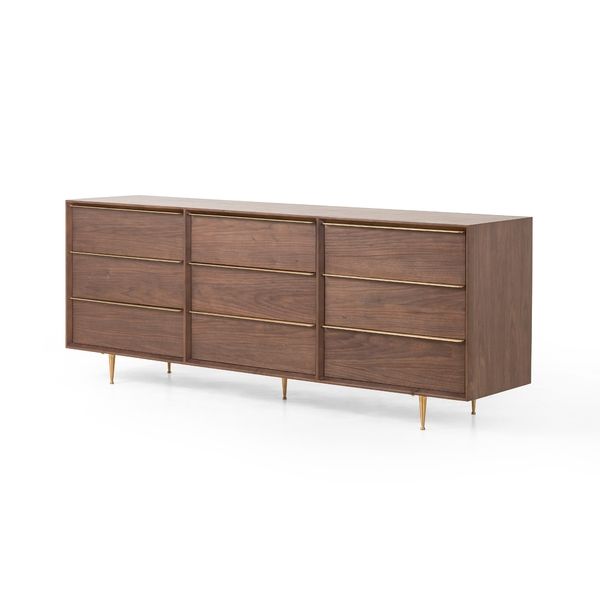 Billy 9Drawer Dark Walnut Dresser Scout & Nimble Scout & Nimble