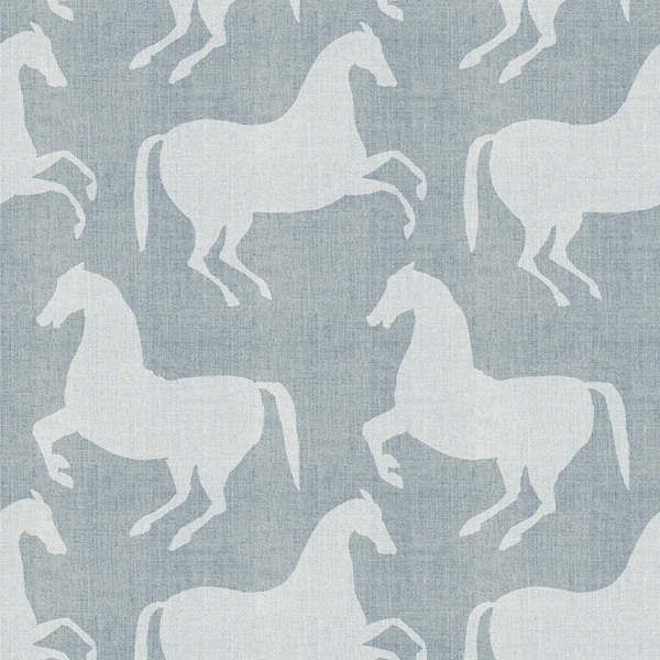 Peel & Stick Removable Wallpaper - Horses & Saddlery Pattern, 24" X 144" Roll, Self-Adhesive, Repositionable, Easy Install No Glue