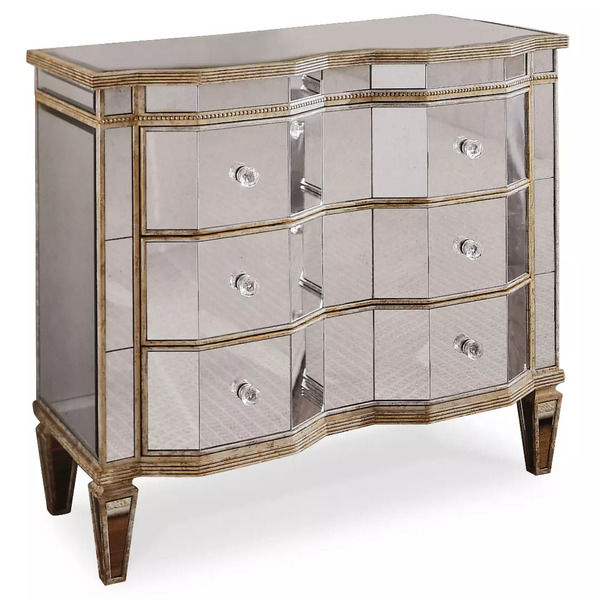 Mirrored Three Drawer Chest Scout & Nimble