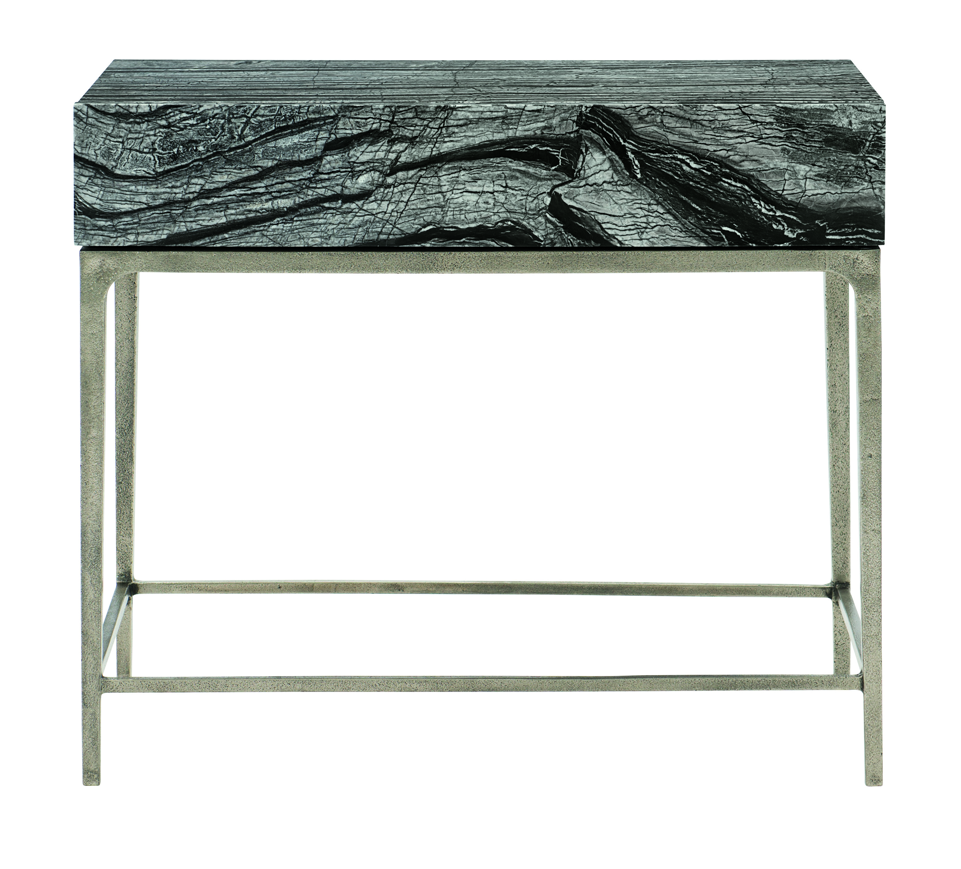 Scout & Nimble Black Forest Marble Linea Nightstand