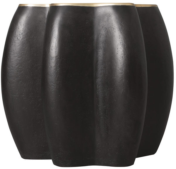 Flow End Table Melange Even and Flow Round End Table | Scout & Nimble