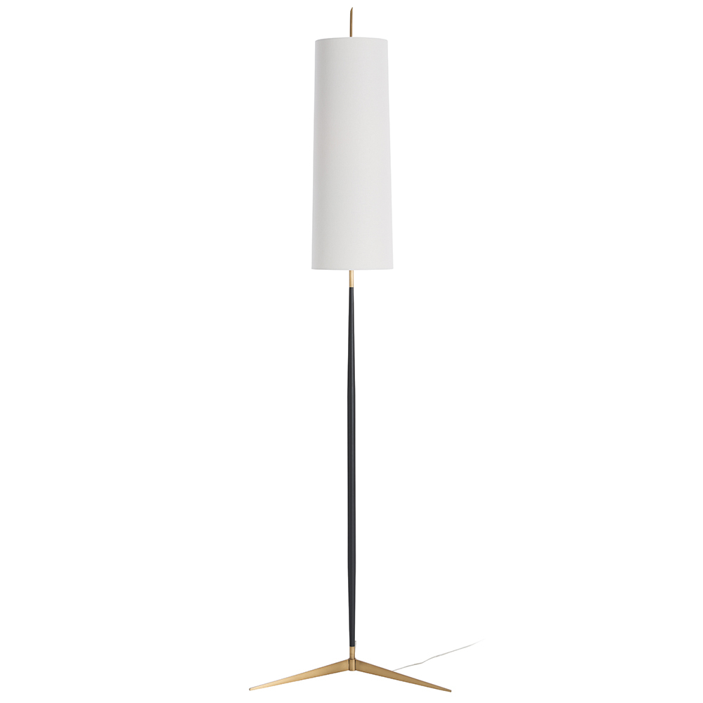 Scout & Nimble Dunn Black Bronze Steel Floor Lamp