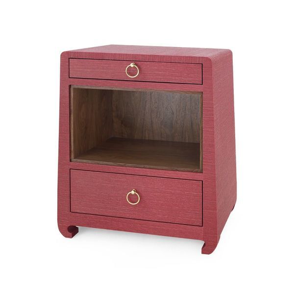 Ming Red 2-Drawer Side Table | Scout & Nimble