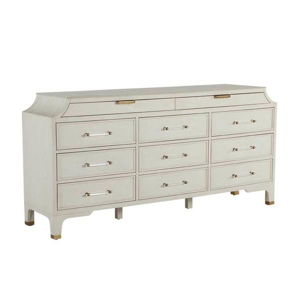 Alexandra Cerused White Mahogany Dresser | Scout & Nimble