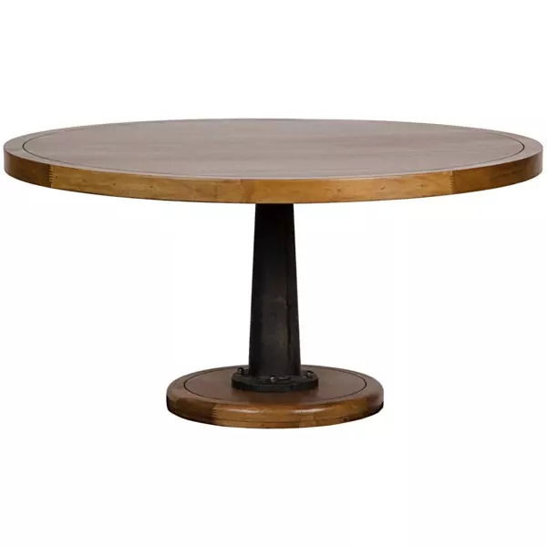 Yacht Dining Table with Cast Pedestal Scout & Nimble