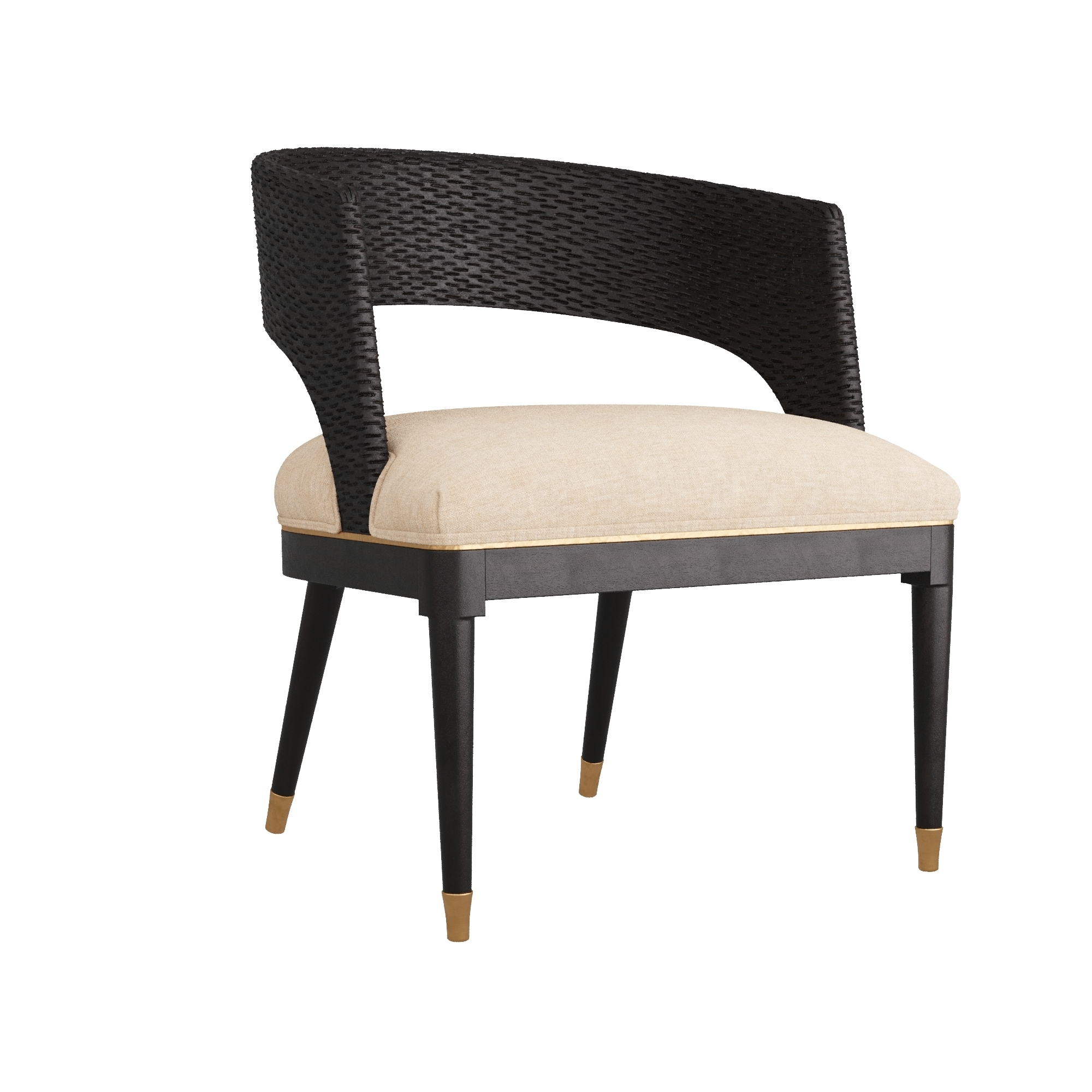 Scout & Nimble Swanson Natural Linen Dining Chair