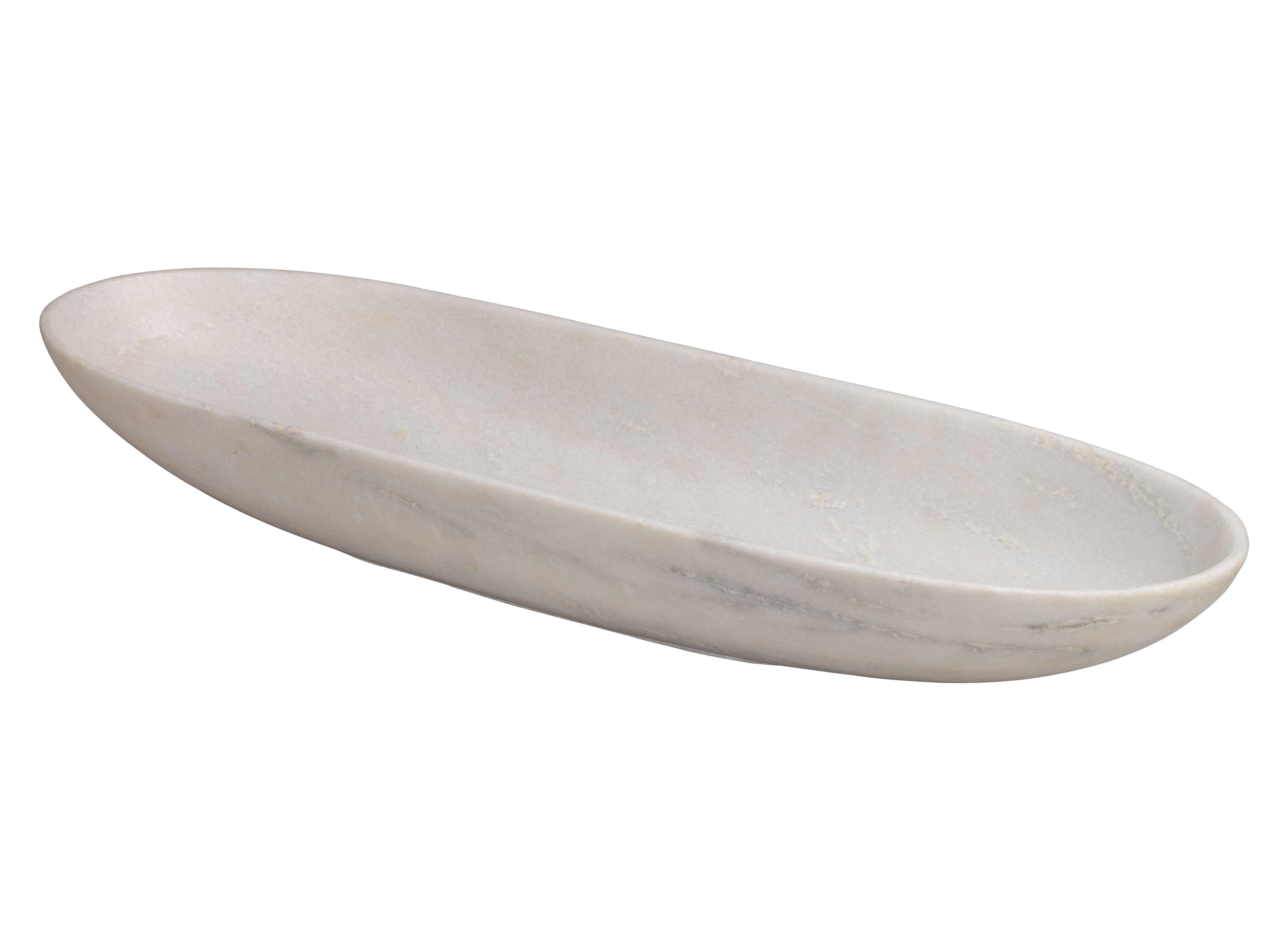 Long Oval Marble Bowl