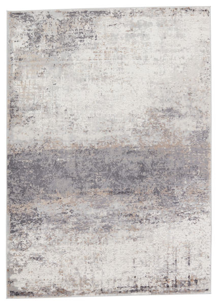 Delano Abstract Gray/ Ivory Rug | Scout & Nimble