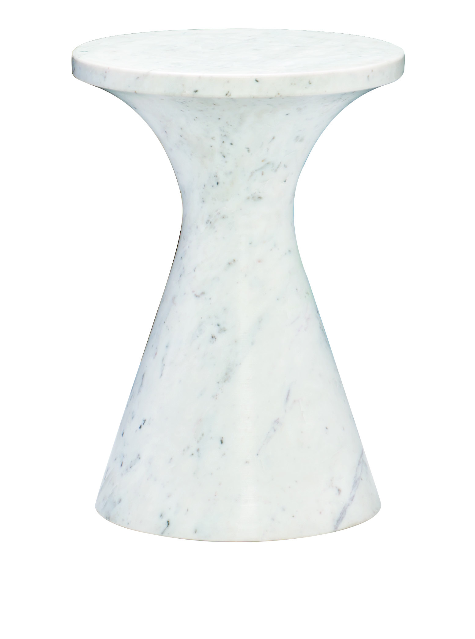 Scout & Nimble Interiors Isabelle White Marble Drink Table