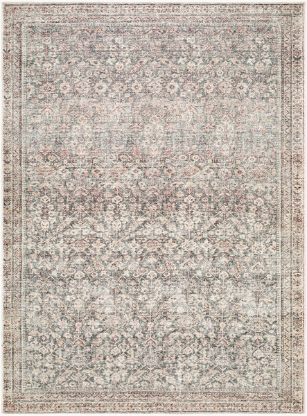 Collins Avenue Rust/Green Machine Woven Rug | Scout & Nimble