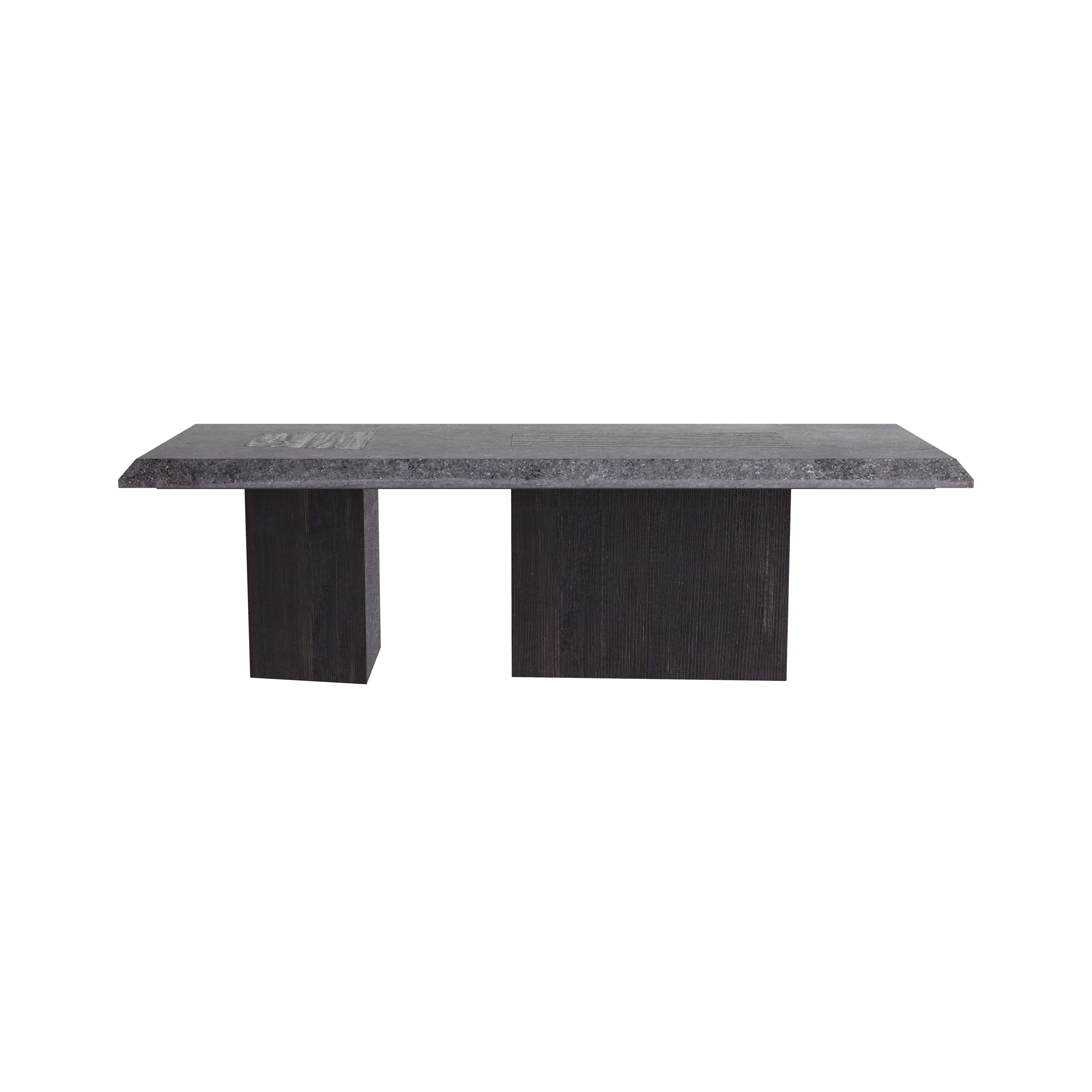 Scout & Nimble Vance Charcoal Marble Cocktail Table
