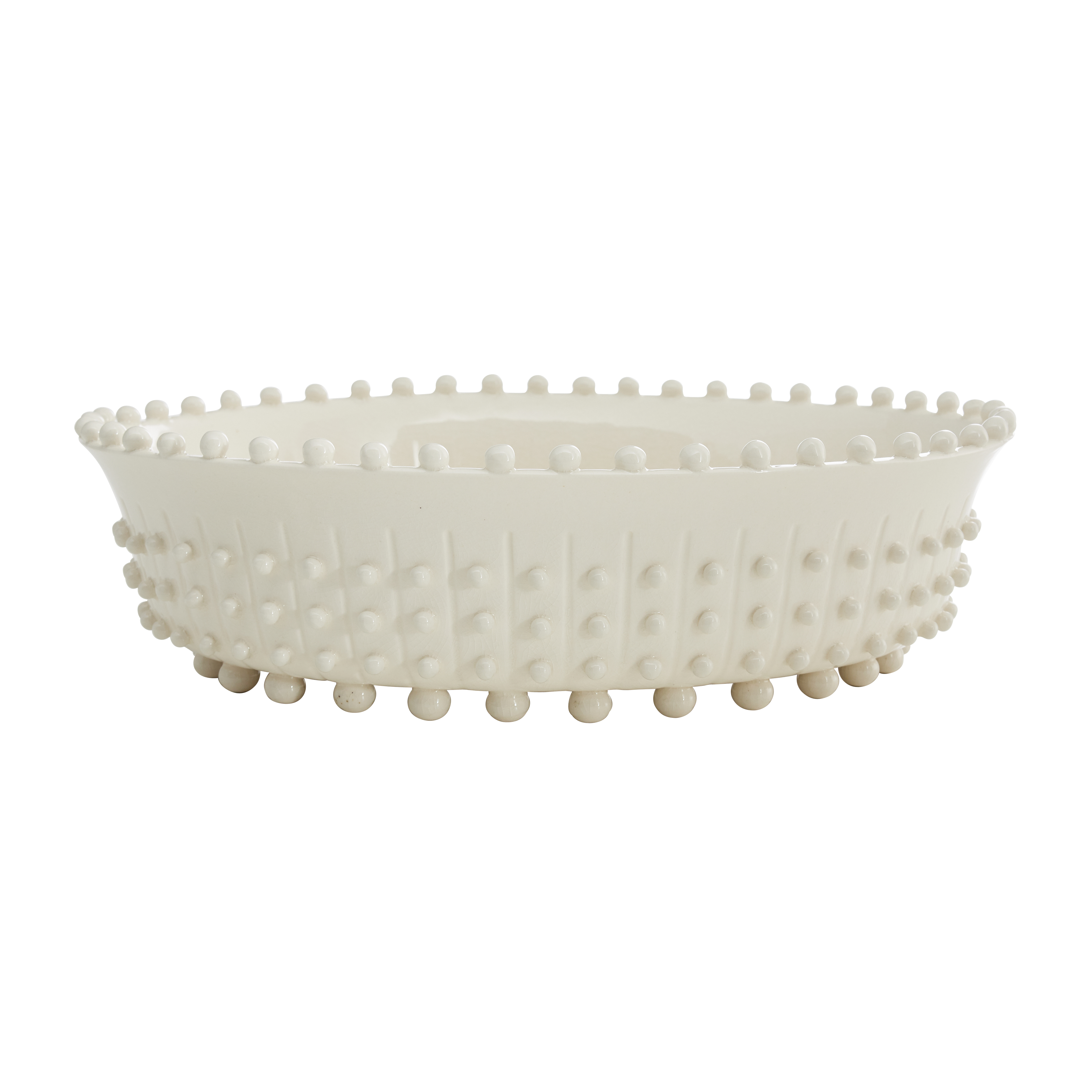 Scout & Nimble Spitzy Ivory Ceramic Centerpiece