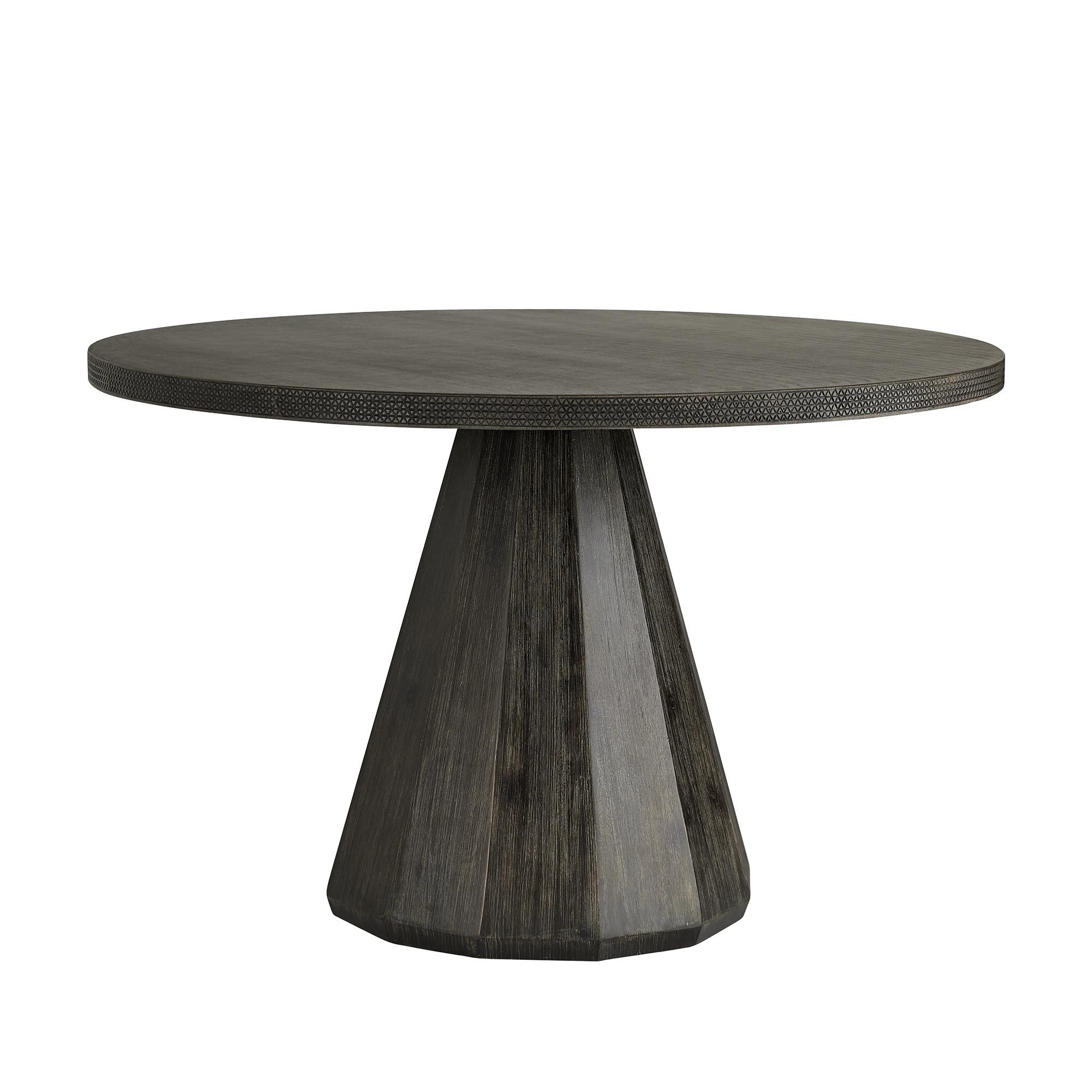 Scout & Nimble Seren Dark Ask Lava Stone Dining Table