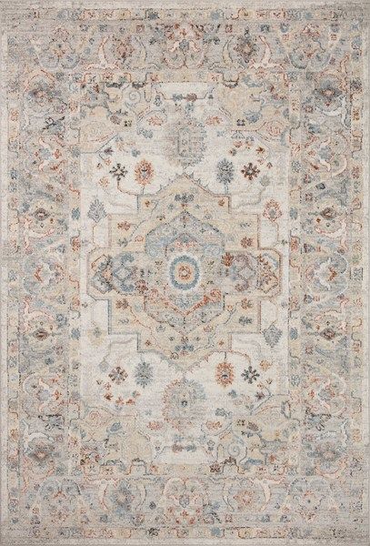 Odette Ivory / Multi Traditional Rug - 2'7