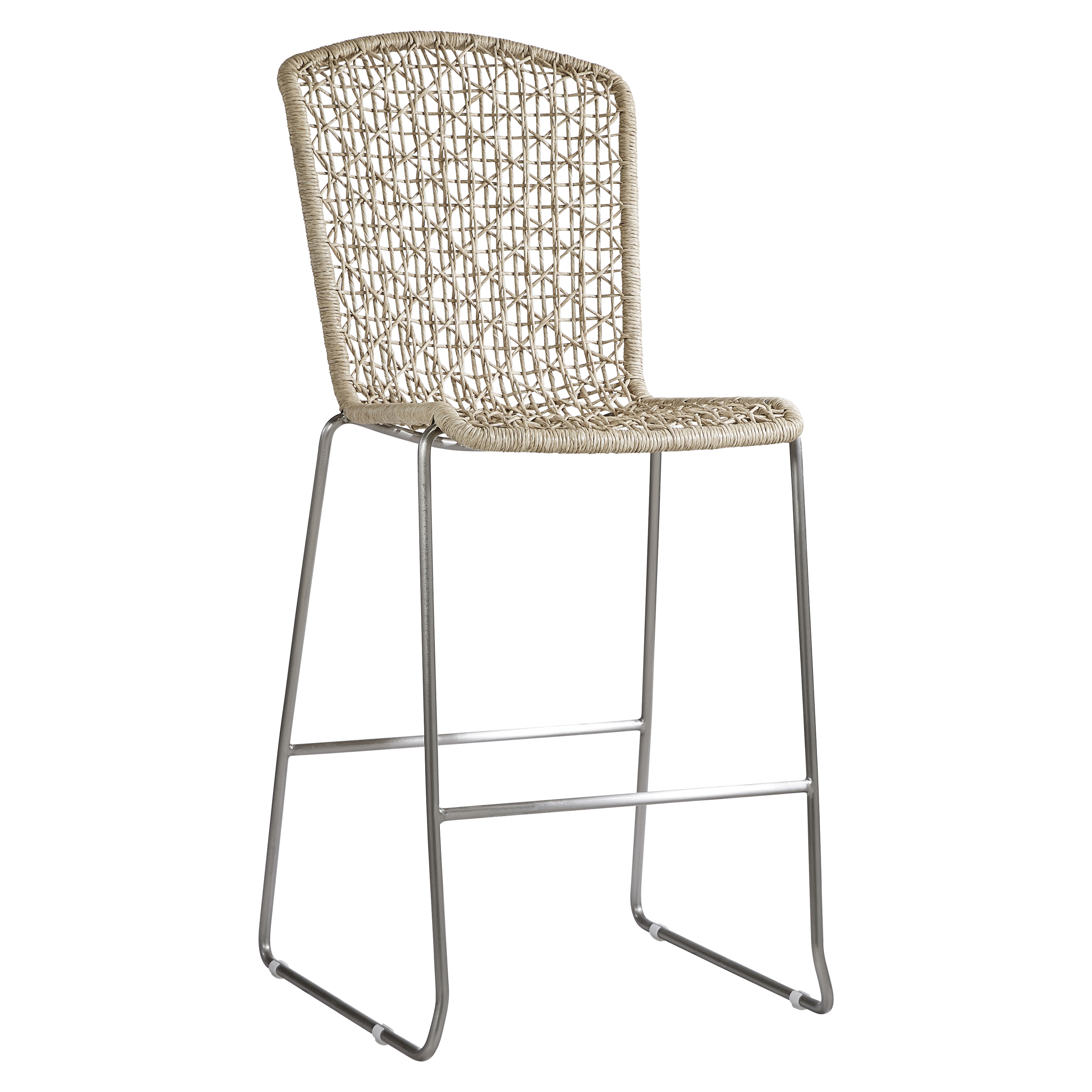 Scout & Nimble Carmel Woven Wicker Outdoor Bar Stool